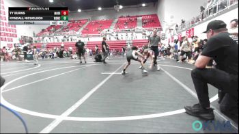 76 lbs Final - Ty Burns, Morrison Takedown Club vs Kyndall Nicholson, Mustang Bronco Wrestling Club
