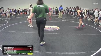 138 lbs Quarterfinal - Kaleb Robinson, Gator Wrestling Club vs Josh Brown, Carolina Reapers