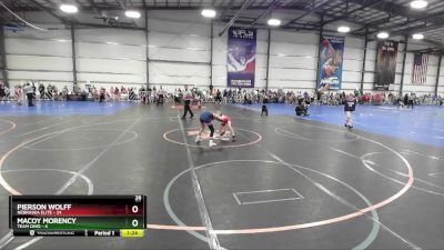 76 lbs Rd# 1 9:00am Friday - Pierson Wolff, Nebraska Elite vs Macoy Morency, Team Ohio