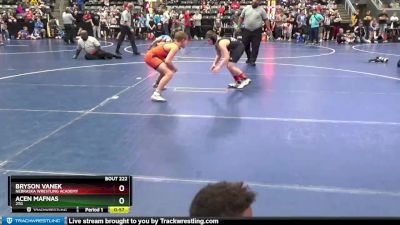 103 lbs Quarterfinal - Acen Mafnas, 2TG vs Bryson Vanek, Nebraska Wrestling Academy