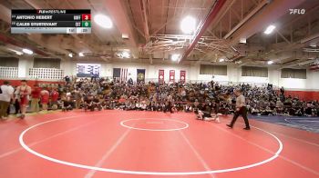 215 lbs Consi Of 8 #1 - Antonio Hebert, Goffstown vs Caleb Sturtevant, Exeter