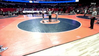 1A 106 lbs Quarterfinal - Camden Spiniolas, Woodstock (Marian) vs Brandon Gaither, Stanford (Olympia)