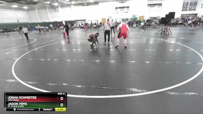 285 lbs Champ. Round 1 - Jonah Schmidtke, Wisconsin vs Jadon Mims, St. Cloud State