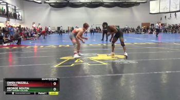 174 lbs Quarterfinal - Owen Frizzell, Heidelberg vs George Noutai, Saint Vincent College