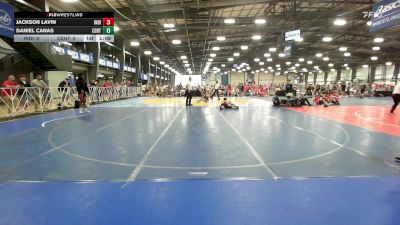 113 lbs Rr Rnd 2 - Jackson Lavin, Indiana Outlaws Gray vs Daniel Canas, CentralMD Blue