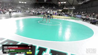 1B/2B 106 Quarterfinal - Jace Linithankan, Ilwaco vs Miguel Depaz, Tonasket