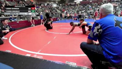 85 lbs 3rd Place Match - Aiden Johnson, Bentonville Wrestling Club vs Caden Dinubilo, Mighty Bluebirds Wrestling