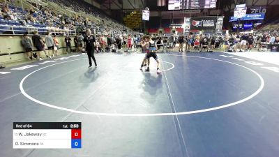 113 lbs Rnd Of 64 - William Jakeway, SC vs Darius Simmons, PA