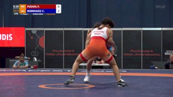 55 kg Round 1 - Cristelle Rodriguez, USA vs Pushpa Pushpa, IND