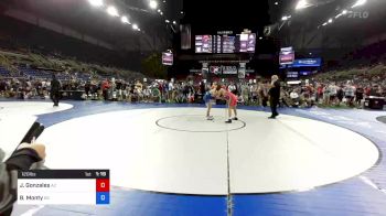 120 lbs Rnd Of 64 - Julio Gonzales, Arizona vs Brogan Monty, Kansas