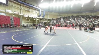 Girls 235 lbs Quarterfinal - Betsaida Espoindola, Othello (Girls) vs Rebeka Alvarez, Prosser (Girls)