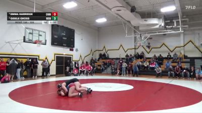 155 lbs Semifinal - Gisele Gross, West Branch vs Emma Harridge, Camanche
