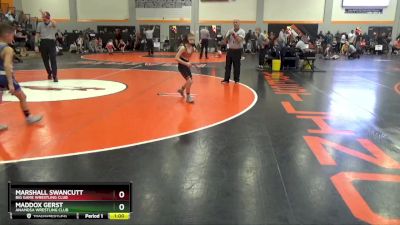 PW-14 lbs Cons. Round 1 - Marshall Swancutt, Big Game Wrestling Club vs Maddox Gerst, Anamosa Wrestling Club