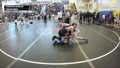 126 lbs Champ. Round 2 - Keegan Deeds, Well Trained vs Sebastian Gonzalez, Eagle Empire