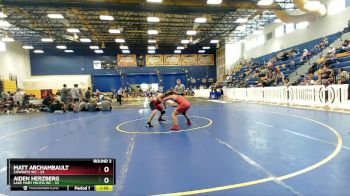 157 lbs Round 3 (8 Team) - Matt Archambault, Cowboys WC vs Aiden Herzberg, Lake Mary Militia WC