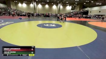 106 lbs Cons. Round 2 - Oscar Gauna, Goddard HS vs Brody Apenbrinck, North Point