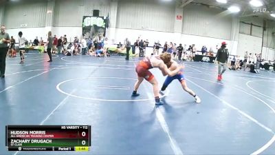 112 lbs Cons. Round 4 - Zachary Drugach, St Clair vs Hudson Morris, All American Training Center