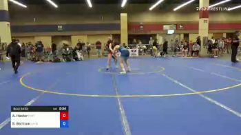 68 kg Consi Of 8 #2 - Aynslee Hester, White River Hornets Wrestling Club vs Sarina Bertram, Kansas City Wrestling Club
