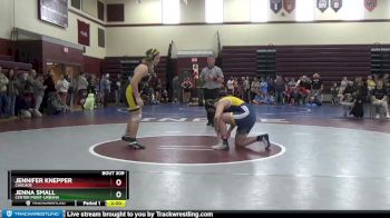 187-188A 1st Place Match - Jenna Small, Center Point-Urbana vs Jennifer Knepper, Cascade