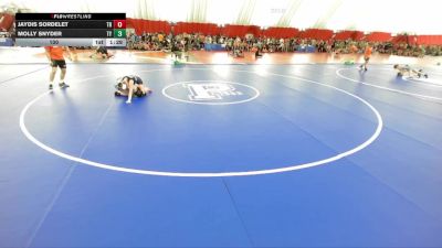 100 lbs Round 1 (10 Team) - Jaydis Sordelet, Franklin Central vs Molly Snyder, Geneseo
