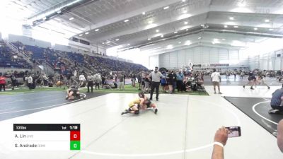 101 lbs Quarterfinal - Avery Lin, Livewire vs Sakura Andrade, Dominate Club Wrestling