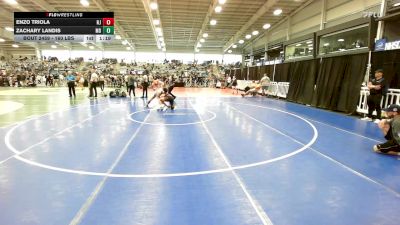 160 lbs Round Of 32 - Enzo Triola, NJ vs Zachary Landis, MD
