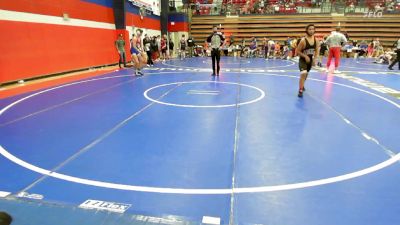 170 lbs Final - Tyce Walker, Tulsa Union vs Gabel Thompson, Bixby JH Boys