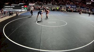 D 2 150 lbs Champ. Round 1 - Connor Locke, North DeSoto vs Luke Michel, Prairieville