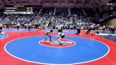 120-5A Cons. Round 1 - Caleb Stuart, Lee County vs Amir Wood, Shiloh