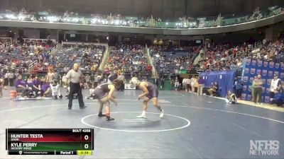 4A 182 lbs Cons. Semi - Kyle Perry, Hickory Ridge vs Hunter Testa, Davie