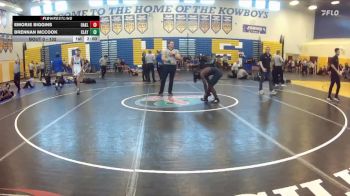 132 lbs Champ. Round 2 - Brennan McCook, Clay vs Emorje Biggins, Oakleaf