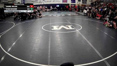 160 lbs Champ. Round 1 - Daniel Miller, Sharon Hs vs Ryan Booher, West Shamokin Hs