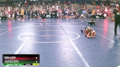 75 lbs Quarterfinal - Maximus Sako, Eagles Wrestling Club vs Ezra Cappa, Indiana Outlaws