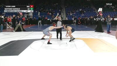 144 lbs Round Of 64 - Aydin Lamb, Wakefield vs Matthew Karvelis, Xaverian