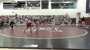 174 lbs Finals (2 Team) - Antonio Zamora, Sierra College (White) vs Sebastian Anderson, Palomar College (RED)