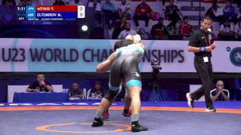 70 kg 1/8 Final - Yoshinosuke Aoyagi, Japan vs Magomed Eltemirov, Individual Neutral Athletes