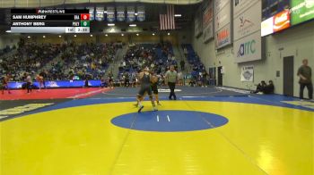157 lbs Champ. Round 1 - Anthony Berg, Cal Poly vs Sam Humphrey, Embry-Riddle (Ariz.)