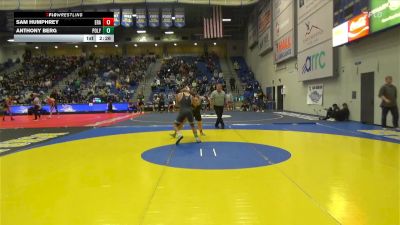 157 lbs Champ. Round 1 - Anthony Berg, Cal Poly vs Sam Humphrey, Embry-Riddle (Ariz.)