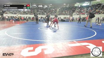 110 lbs Consi Of 32 #2 - Sid Diaz, Tuttle vs Jaxon Starcevich, Norman Jr High