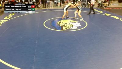 155 lbs Champ. Round 3 - Madeline Chicas, Unattached vs Camila Martinez-Gonzalez, Unattached