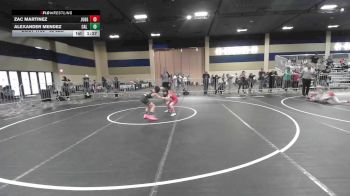 65 lbs Round Of 16 - Zac Martinez, Juggernaut WC vs Alexander Mendez, Cal Grapplers