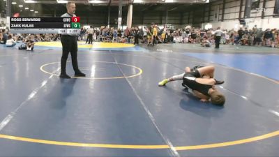 95 lbs Ross Edwards, CAPITAL CITY WRESTLING CLUB vs Zakk Kulas, SLY FOX WRESTLING CLUB
