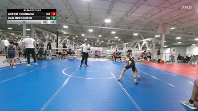 72 lbs Round 5 (6 Team) - Griffin Rodriguez, CTWHALE vs Liam McCormack, Empire WA