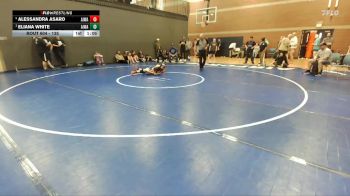 135 lbs Round 1 - Eliana White, All In Wrestling Academy vs Alessandra Asaro, All In Wrestling Academy