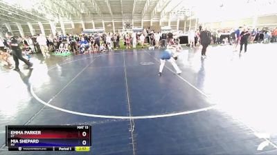 120 lbs Cons. Round 1 - Emma Parker, UT vs Mia Shepard, NV