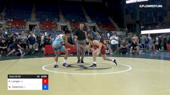 132 lbs Cons 16 #2 - Kage Lenger, Missouri vs Noah Tolentino, California