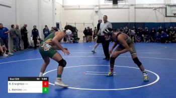 160 lbs Quarterfinal - Braumon Creighton, Palo Alto Hs vs Logan Ramirez, Castro Valley