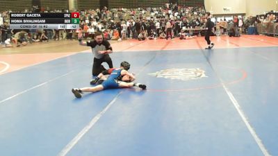 60-B lbs Consi Of 16 #2 - Robert Gaceta, Spazz Wrestling vs Homa Sivalingam, Indra Wrestling