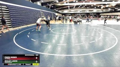 285 lbs Cons. Round 3 - Edgar Lagos, Marymount vs Owen Reber, Alvernia