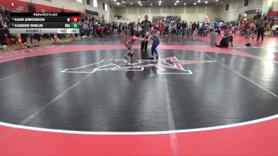 Round 1 - Xander Wiblin, Waseca vs Kairi Simonson, Redwood Falls